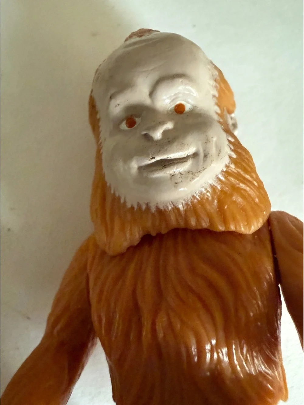 Vintage Articulated Monkey Action Figure Toy